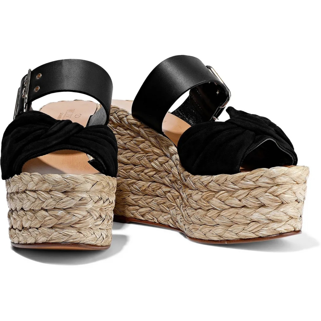 Valentino Garavani Wedge Espadrille Mules